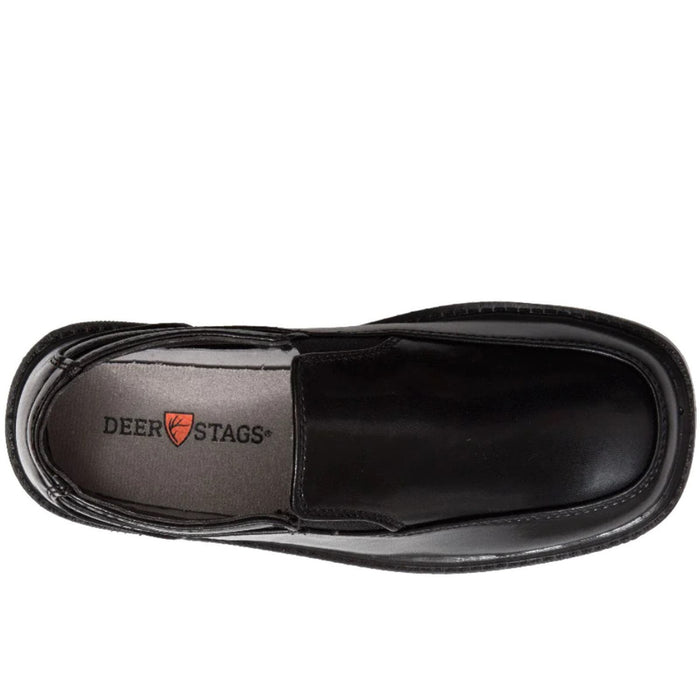 Deer Stags Kids' Brian Loafer - Comfortable Slip-On, Black, Size 1.5W