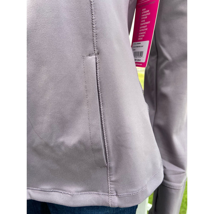 Yogalicius Full Zip Jacket with hoodie frosted lilac SZ XS * wom166
