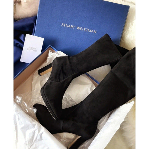 Stewart Weitzman 11 / Black / Suede "Stewart Weitzman Ledyland Black Suede Over the Knee Boots, Size 11". MSRP 550