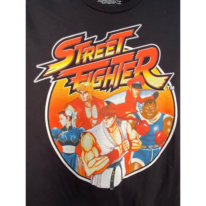 Street Fighter Youth Small / Black Streetfighter Throwback Graphic T-Shirt - Black. Size Small. K60 *