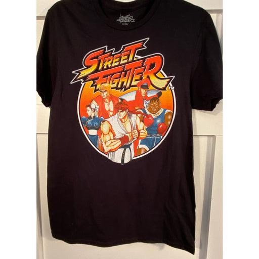 Street Fighter Youth Small / Black Streetfighter Throwback Graphic T-Shirt - Black. Size Small. K60 *