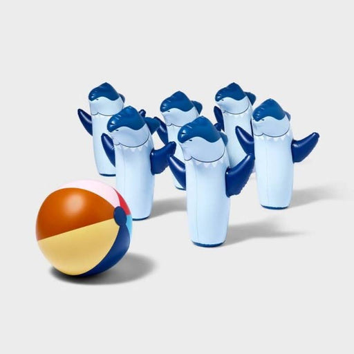 Sun Squad Kids' Shark Bowling Game 7pc - Sun Squad™ water sports