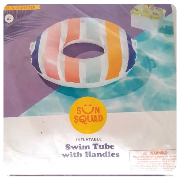 Sun squad Sun Squad Inflatable Swim Tube with Handles