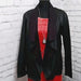 Tahari by Elie Tahari Medium / Black Tahari Women's Textured Reptile Black Jacket Coat - Size M * WOM306