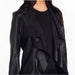 Tahari by Elie Tahari Medium / Black Tahari Women's Textured Reptile Black Jacket Coat - Size M * WOM306