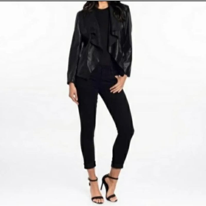 Tahari by Elie Tahari Medium / Black Tahari Women's Textured Reptile Black Jacket Coat - Size M * WOM306