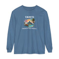Chalky Mint Tahiti French Polynesia long sleeve tee – tropical vacation graphic shirt unisex