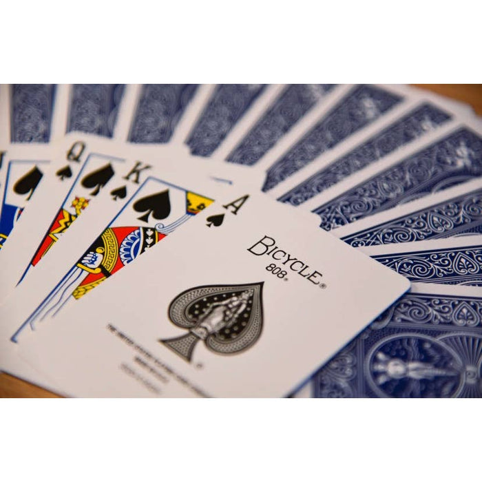 Terry Bicycles BICYCLE 2 x Decks of Standard 'Rider Back' Playing cards, 1 Red and 1 Blue.