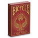 Terry Bicycles Bicycle Playing Cards FYREBIRD Deck Premium Gold Foil Tuck Case Red Fire Custom