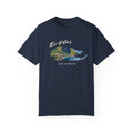 Navy St. Lucia Pitons Caribbean travel graphic tee – unisex island souvenir shirt