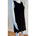 Tiana B. 8 / Black Tiana B Sleeveless Black Embellished Dress Size 8 *Chic Knee Length EleganceWD06