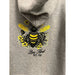 Trini Skies 10/12 / GRAY / GIRLS Trini Skies Bee Kind Bee You! Cropped Sweatshirt Hoodie Sz L 10/12