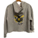 Trini Skies 10/12 / GRAY / GIRLS Trini Skies Bee Kind Bee You! Cropped Sweatshirt Hoodie Sz L 10/12