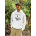 Trini Skies Campfire Life Camping Graphic Long Sleeve Pullover Hoodie Sweatshirt