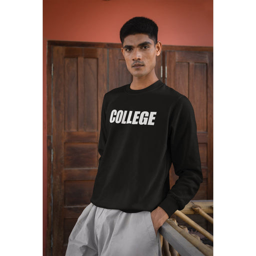 Trini Skies College Long Sleeve Pullover Graphic Crewneck Sweatshirt