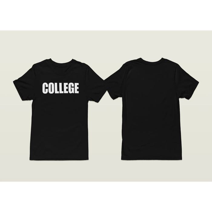 Trini Skies College Short Sleeve Pullover Graphic Crewneck Tshirt