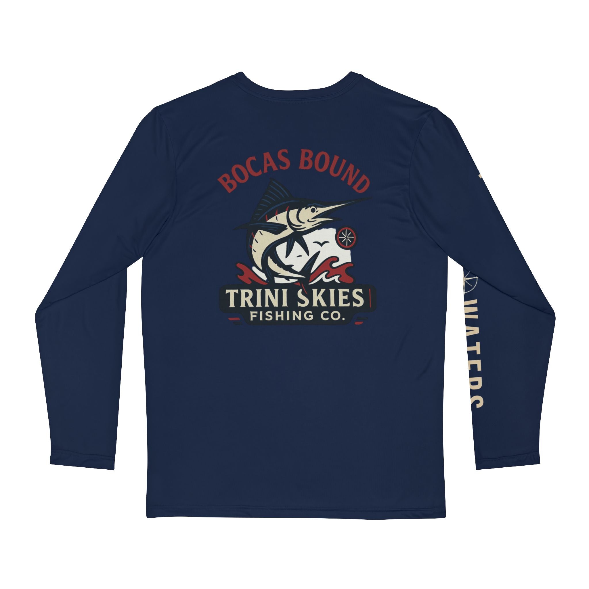 Trini Skies Fishing Shirt Bocas Bound Long Sleeve Shirt Built for Offshore Adventures Coastal Adventure Gear Performance Shirt UV Protection - Triniskies