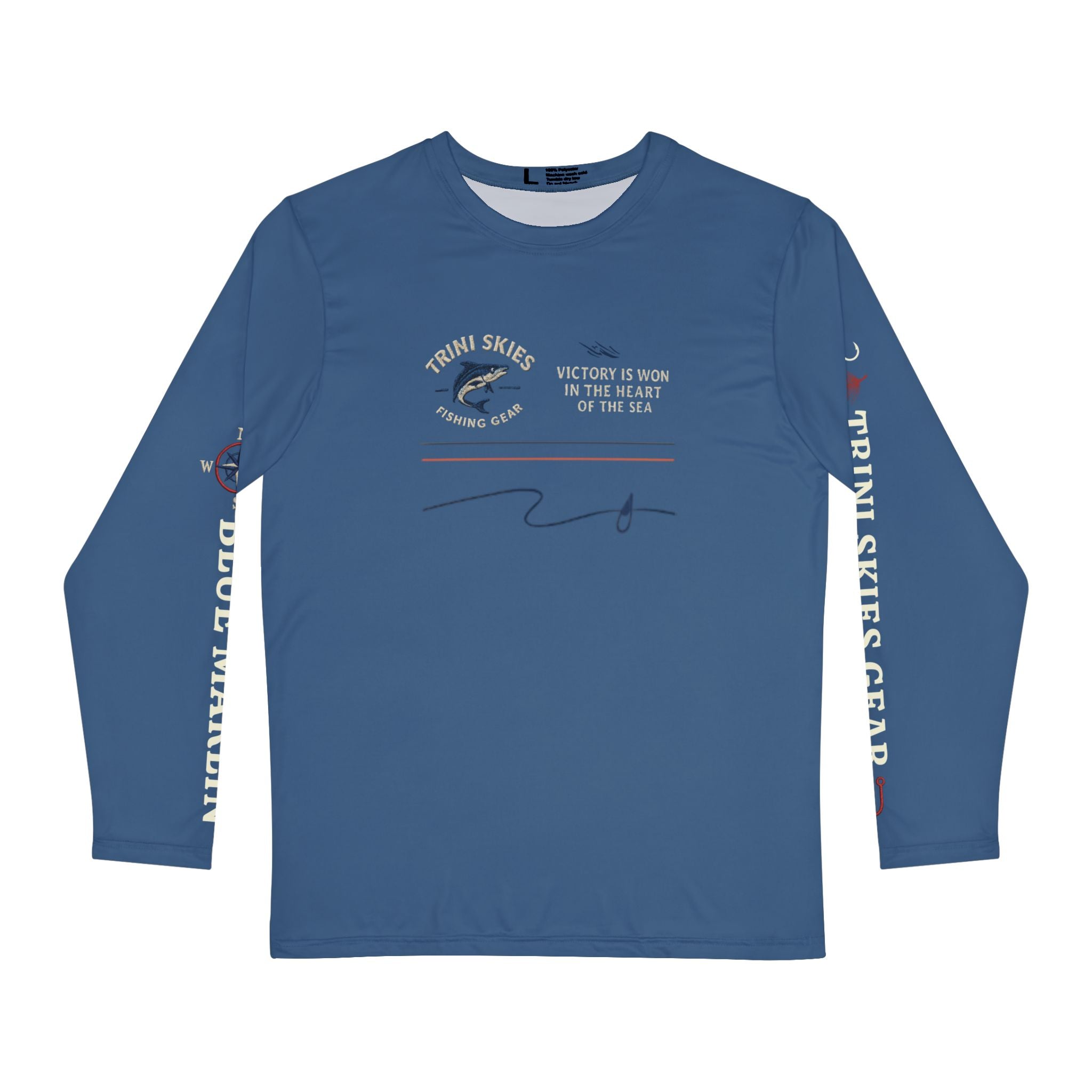 Trini Skies Fishing Shirt Offshore Marlin Fishing Long Sleeve Shirt Coastal Performance Shirt UV Protection - Triniskies