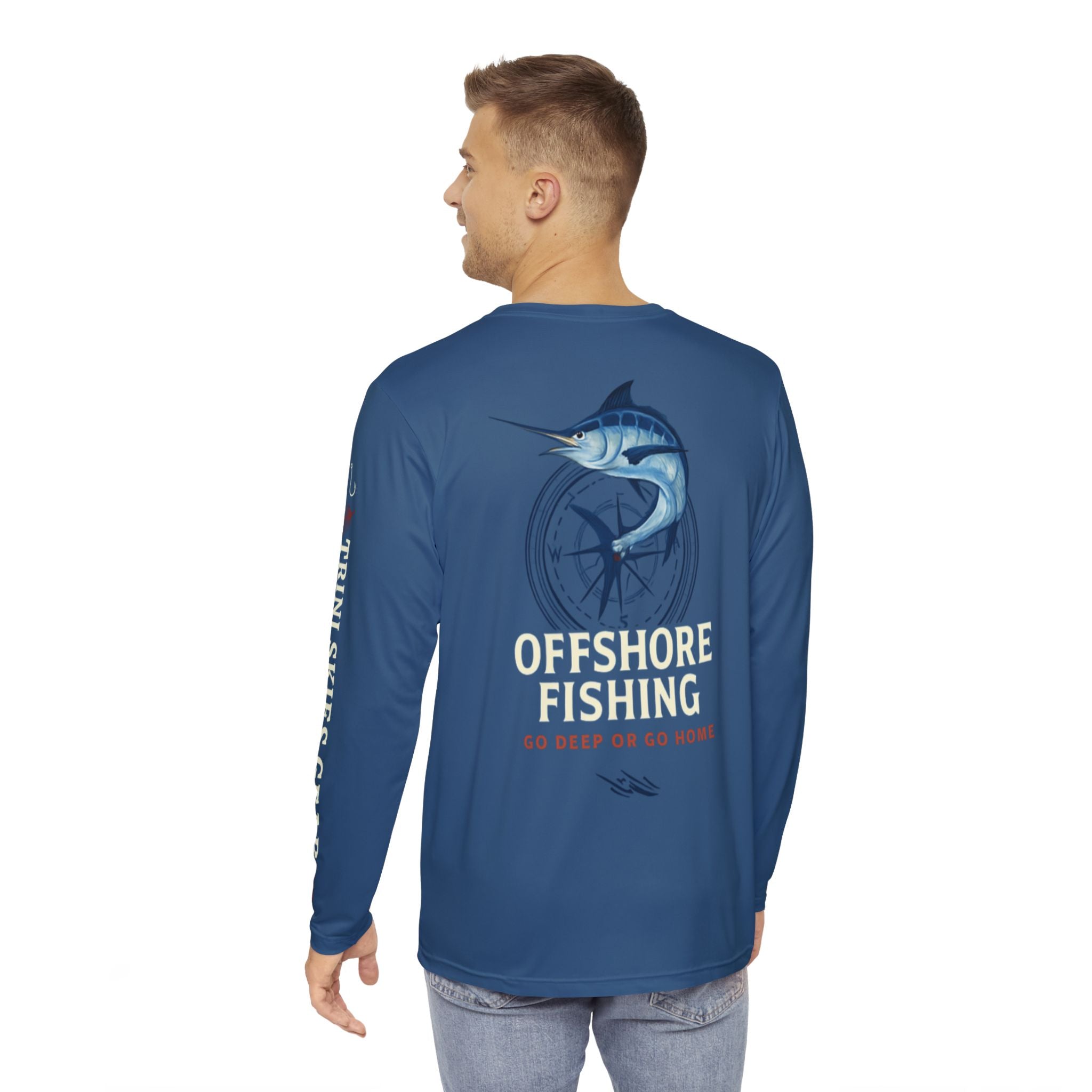 Trini Skies Offshore Marlin Fishing Long Sleeve Shirt Coastal Adventure Gear Performance Shirt UV Protection - Triniskies