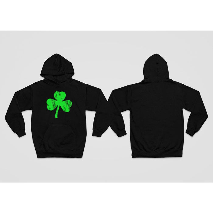 Trini Skies Irish Clover Long Sleeve Pullover Graphic Crewneck Hoodie Sweatshirt