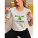 Trini Skies Kiss Me I'm Irish Short Sleeve Pullover Graphic Crewneck Sweatshirt