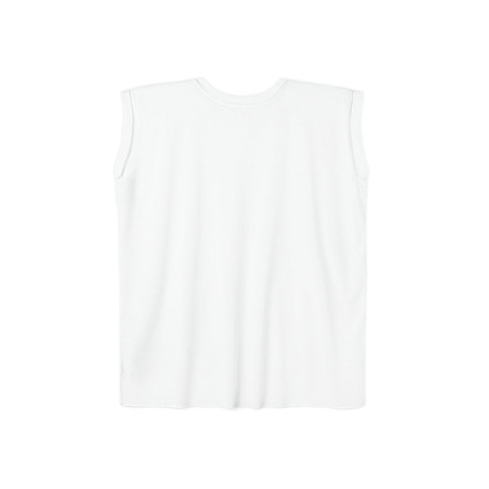 Trini Skies Live Now Dream On Women's Muscle Tee: Sporty Style with a Touch of Edge Tshirt Great Gift Idea2