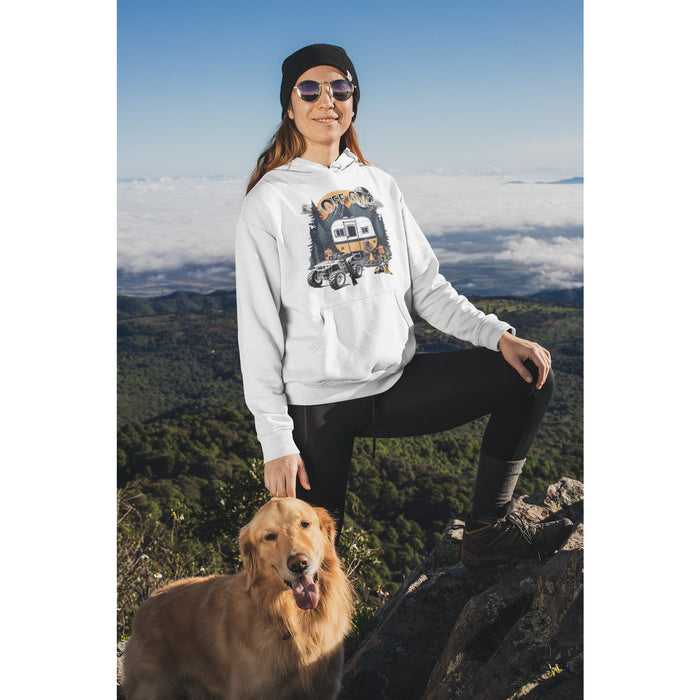 Trini Skies Off The Grid Nature Graphic Pullover Hoodie Sweatshirt