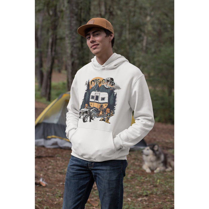 Trini Skies Off The Grid Nature Graphic Pullover Hoodie Sweatshirt