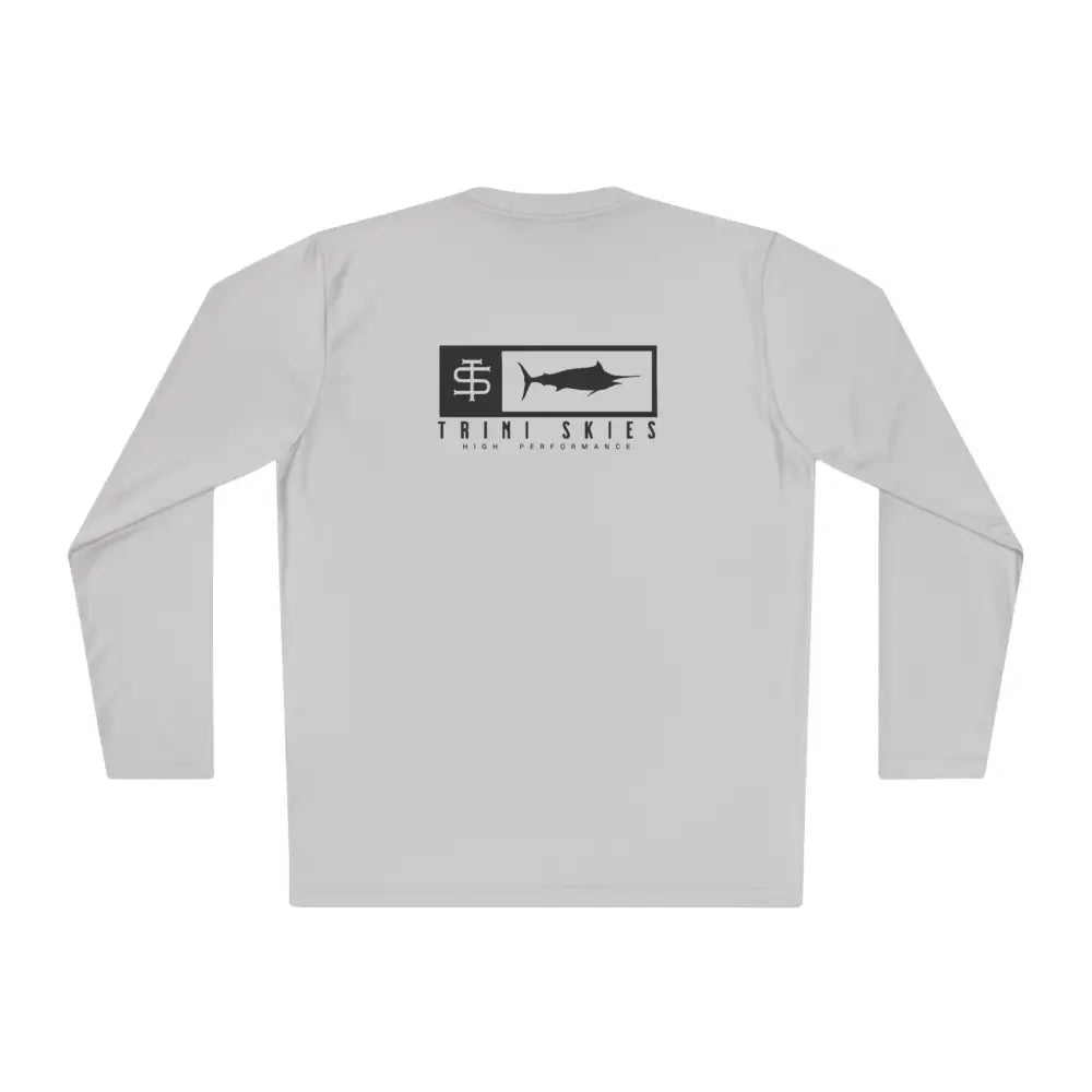 Trini skies performance long sleeve shirt with marlin logo