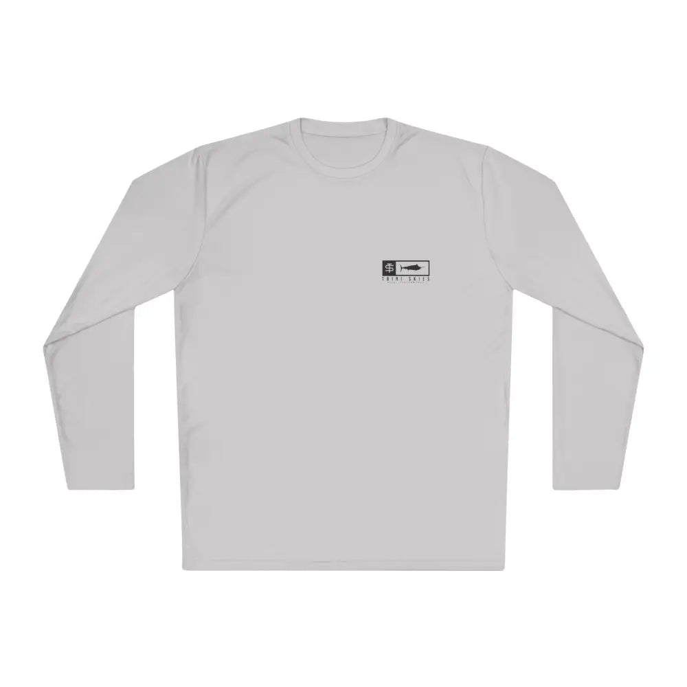 Trini skies performance long sleeve shirt with UV protection and logo