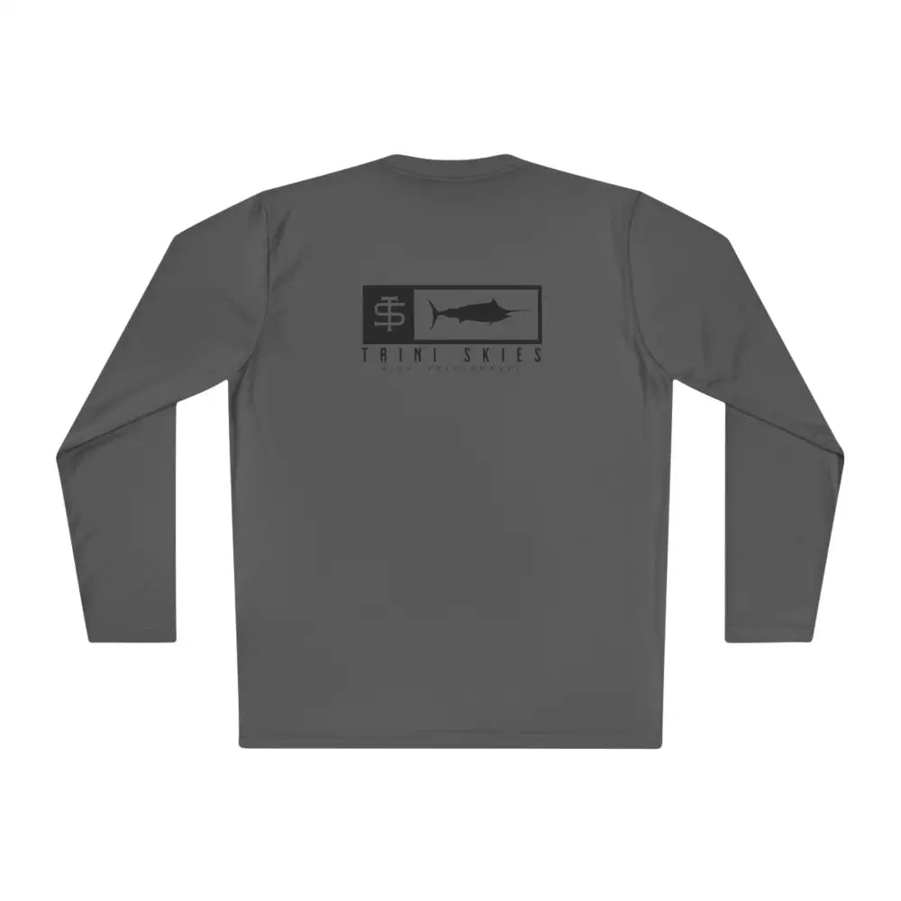 Trini skies performance long sleeve shirt with marlin logo