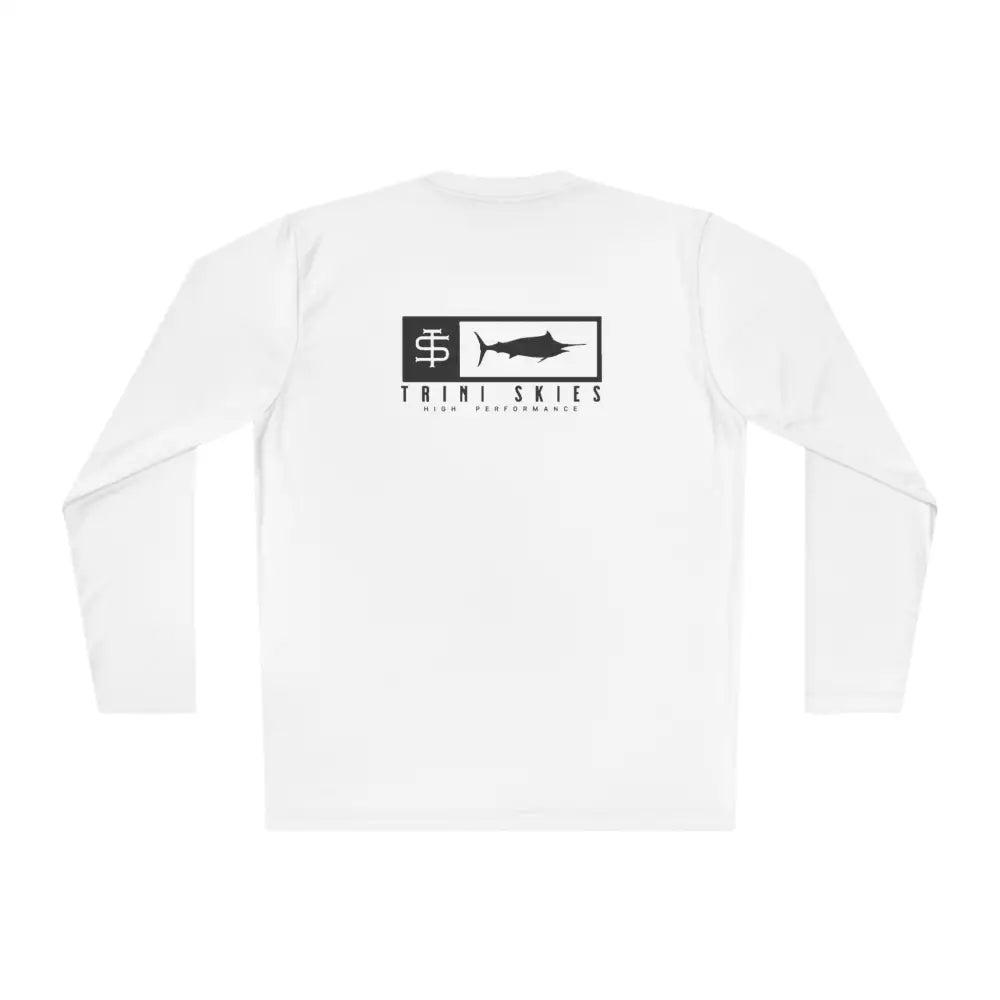 Trini Skies Performance long sleeve shirt with marlin logo