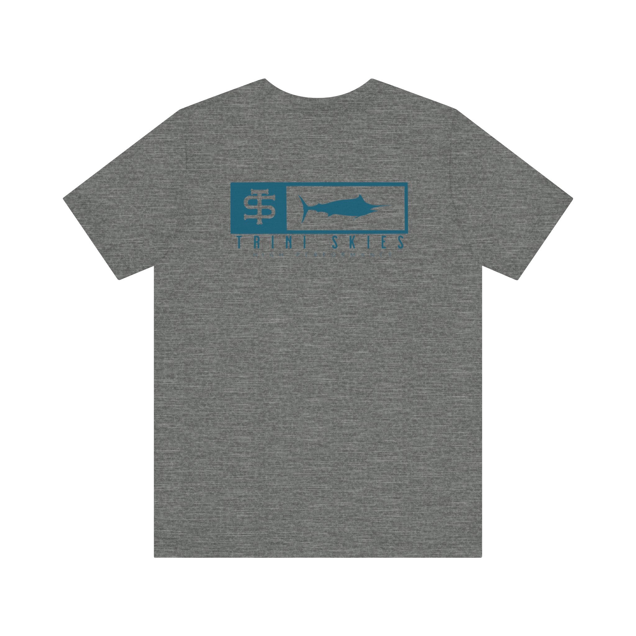 Trini Skies Performance Fishing T-Shirt Cotton Crewneck for All - Day Comfort - Triniskies