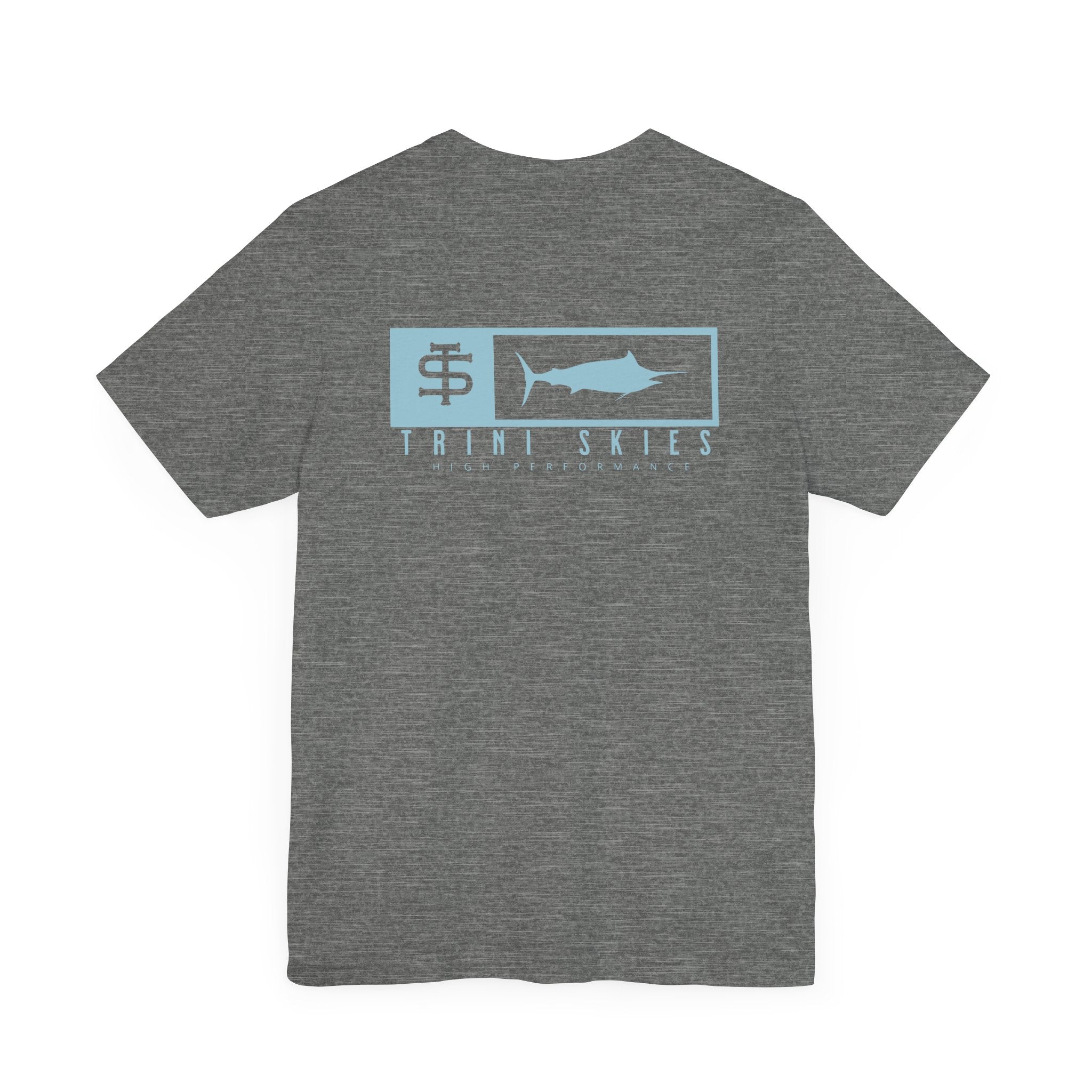 Trini Skies Performance Fishing T-Shirt Cotton Crewneck for All - Day Comfort - Triniskies