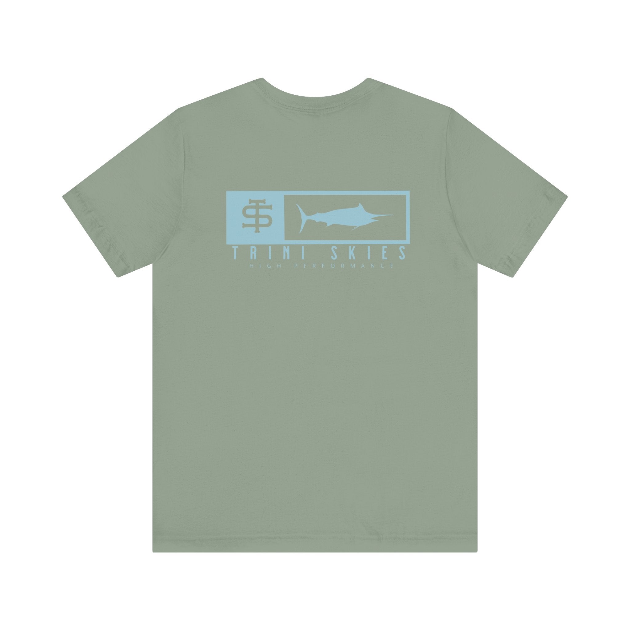 Trini Skies Performance Fishing T-Shirt Cotton Crewneck for All - Day Comfort - Triniskies