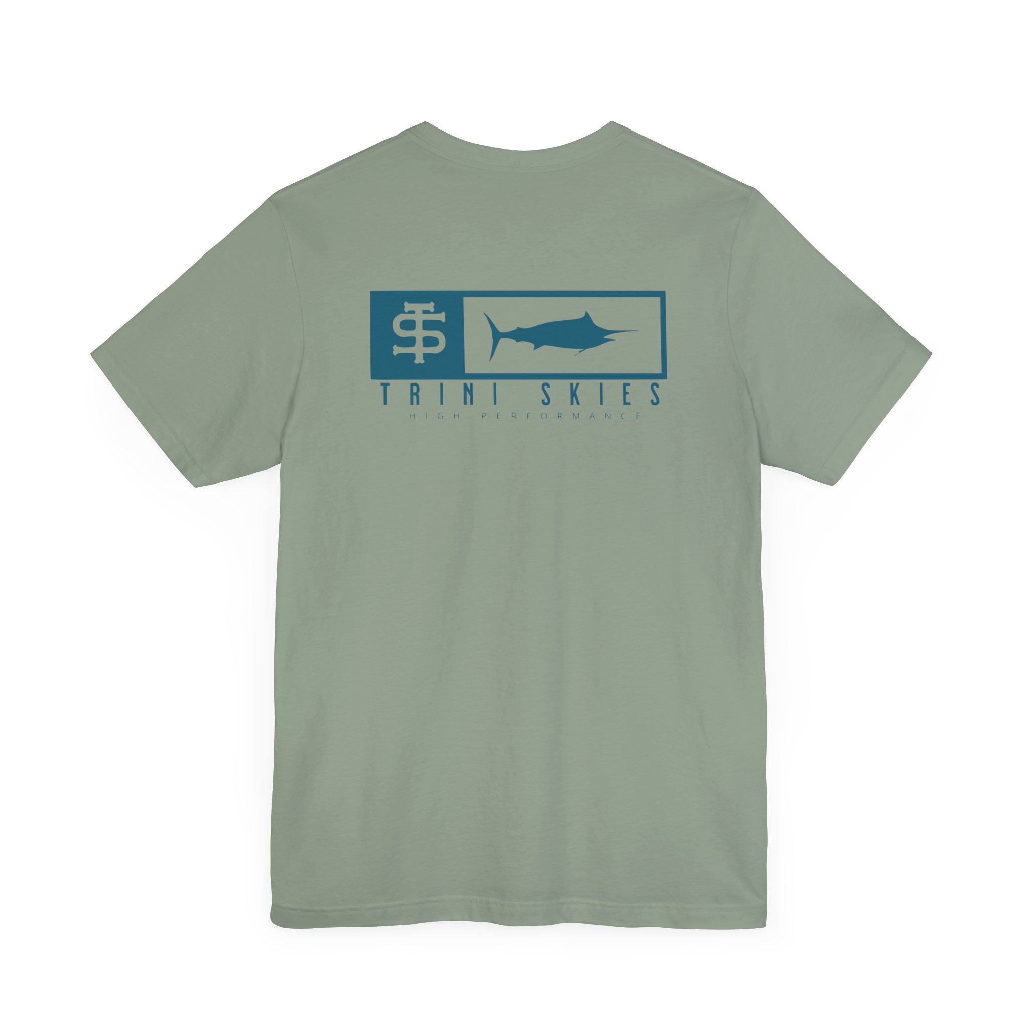 Trini Skies Performance Fishing T-Shirt Cotton Crewneck for All - Day Comfort - Triniskies