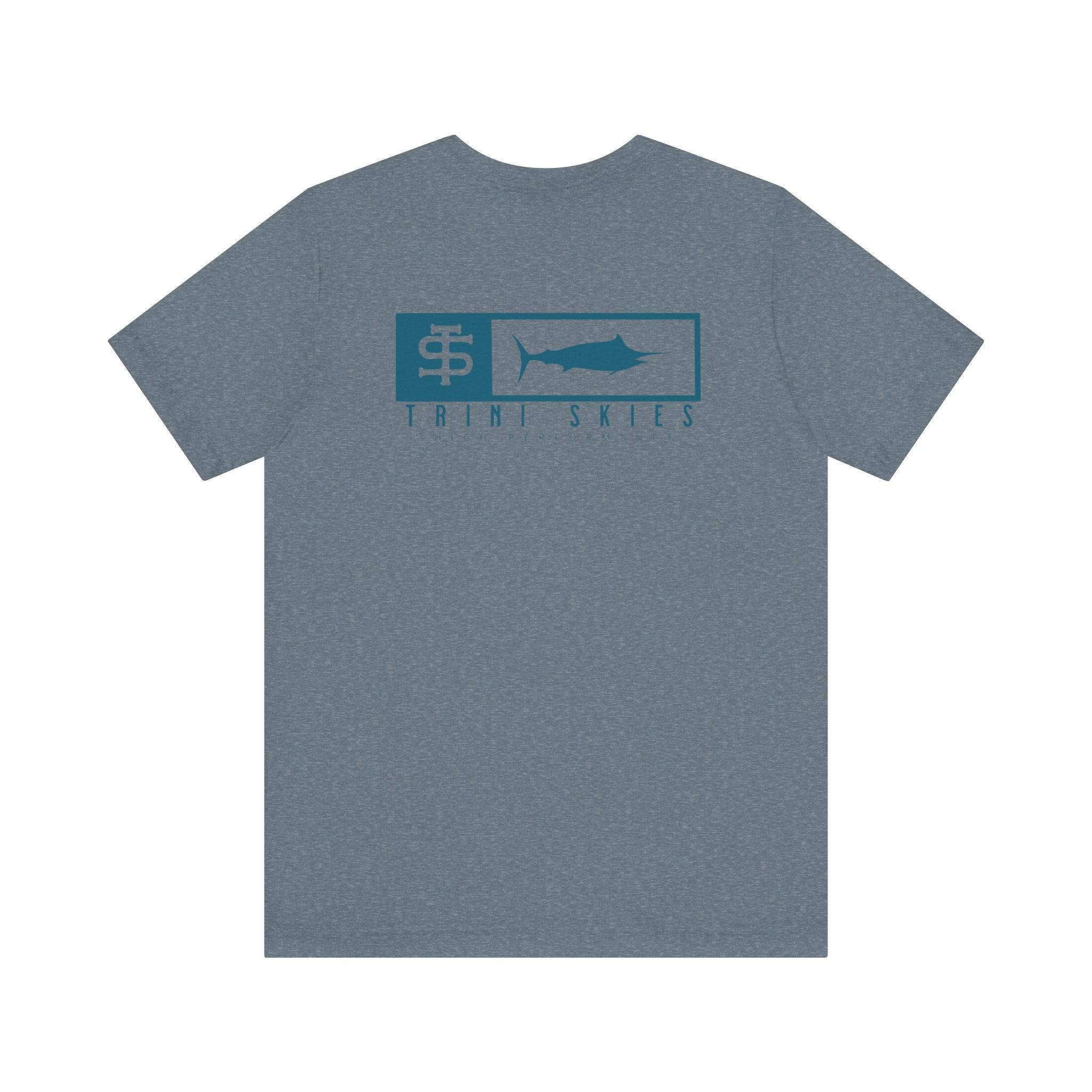 Trini Skies Performance Fishing T-Shirt Cotton Crewneck for All - Day Comfort - Triniskies
