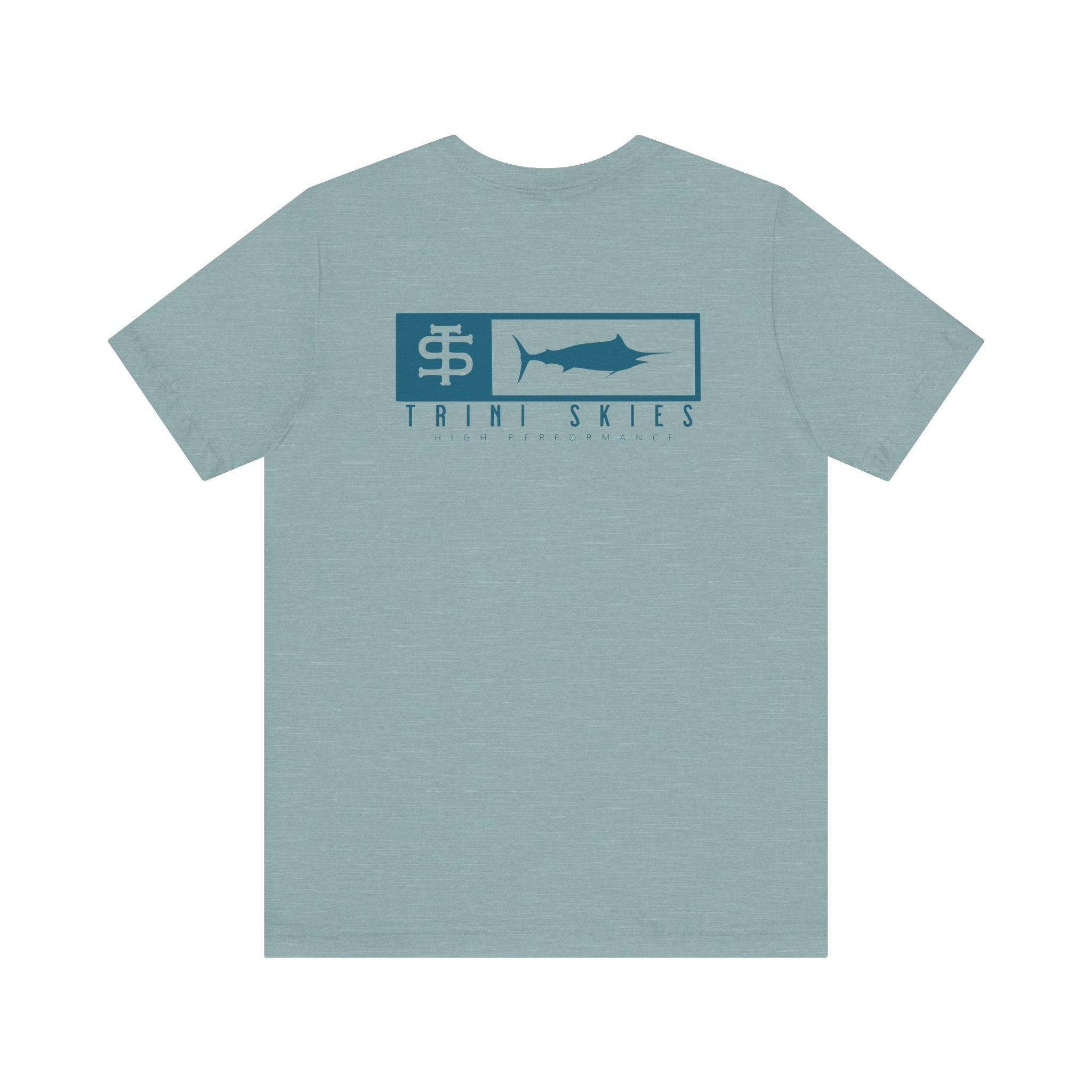 Trini Skies Performance Fishing T-Shirt Cotton Crewneck for All - Day Comfort - Triniskies