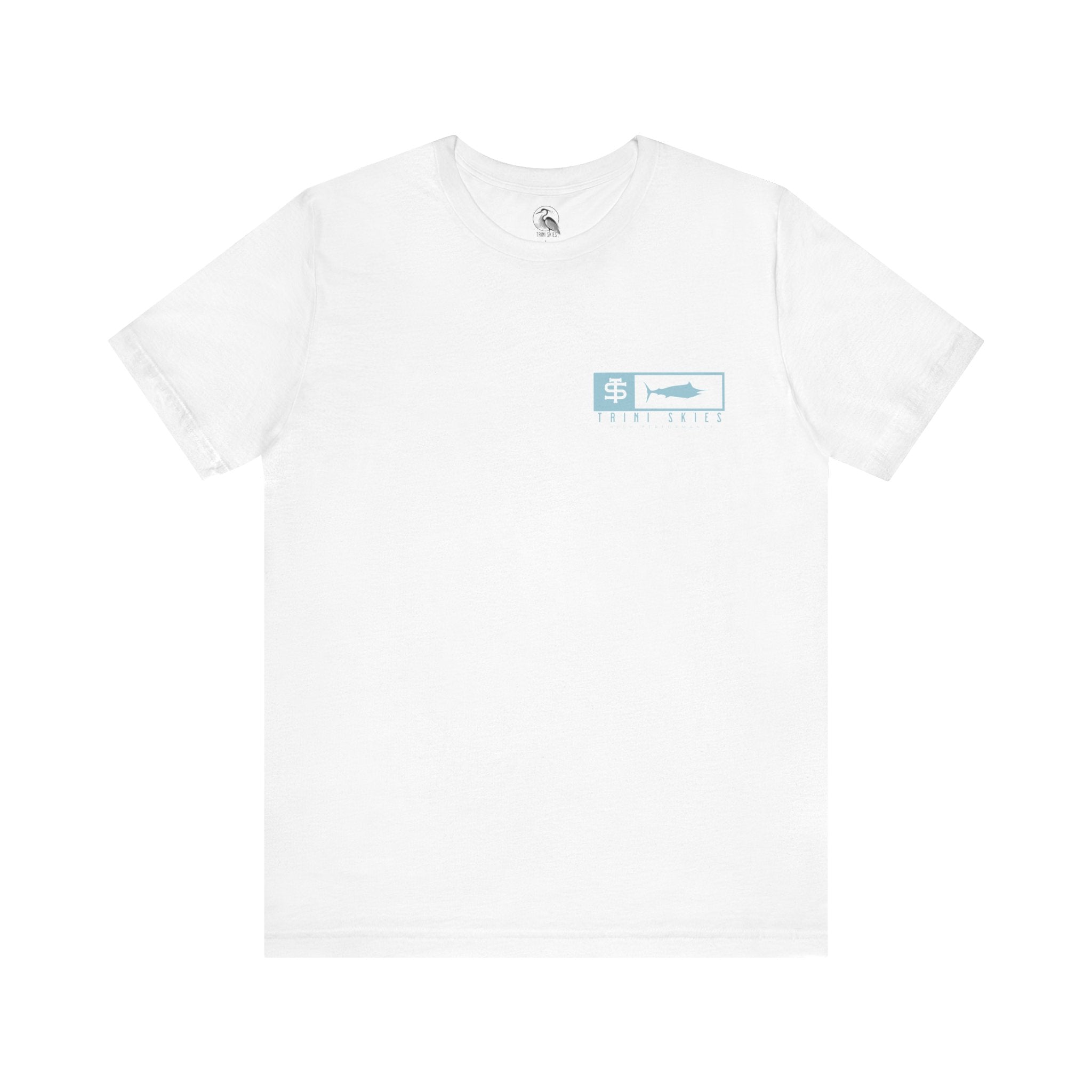 Trini Skies Performance Fishing T-Shirt Cotton Crewneck for All - Day Comfort - Triniskies