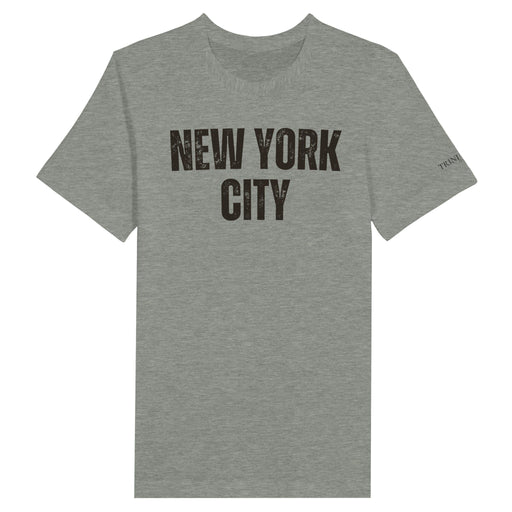 Trini Skies sm / Gray Mens Tees . Trendy Shirts.  Classic Tees. NYC Vibe New York City Graphic Short Sleeve Crewneck Pullover Tshirt