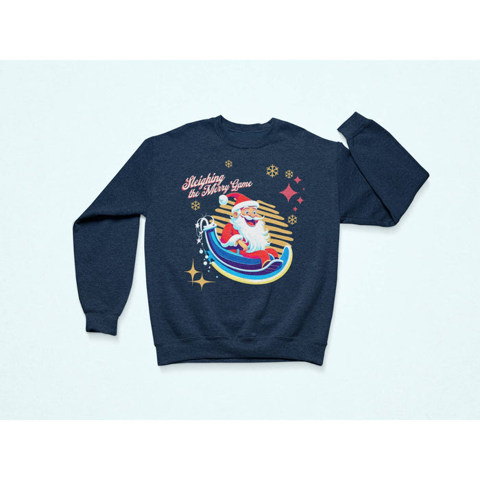 Trini Skies Trini Skies Sleighing the Merry Game Crewneck Sweatshirt