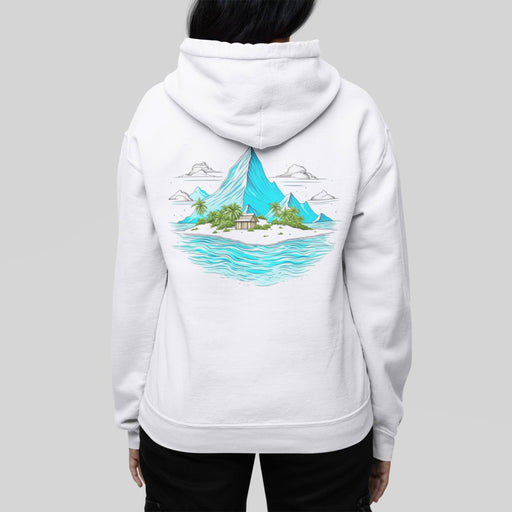 Trini Skies Trini Skies The Island Life Graphic Pullover Hoodie Sweatshirt