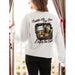 Trini Skies Whiskey Adventures Enjoy The Ride Graphic Lo Sleeve Pullover Crewneck Sweatshirt