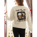 Trini Skies Whiskey Adventures Enjoy The Ride Graphic Lo Sleeve Pullover Crewneck Sweatshirt