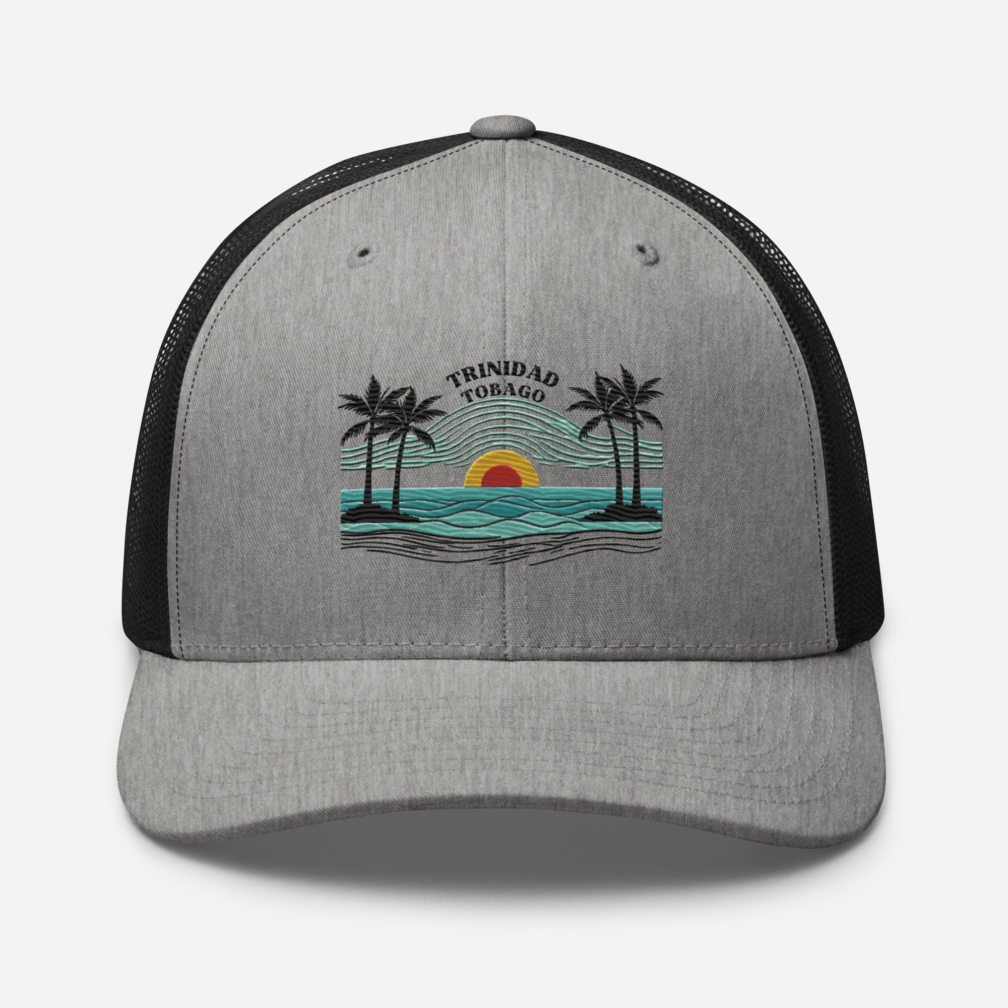 Trinidad and Tobago Island Paradise Trucker Cap – Stylish Mesh Back Hat Womens Hat Mens Hat - Triniskies