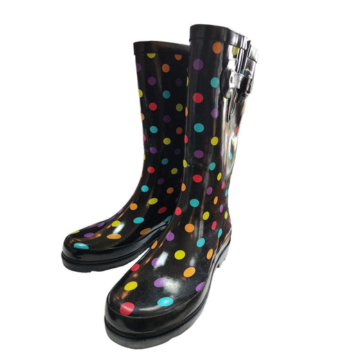 Triniskies 6 / Black / Rubber "Western Chief Ladies Black Waterproof Tall Rain Boot, Size 6 US - $79.99 MSRP"