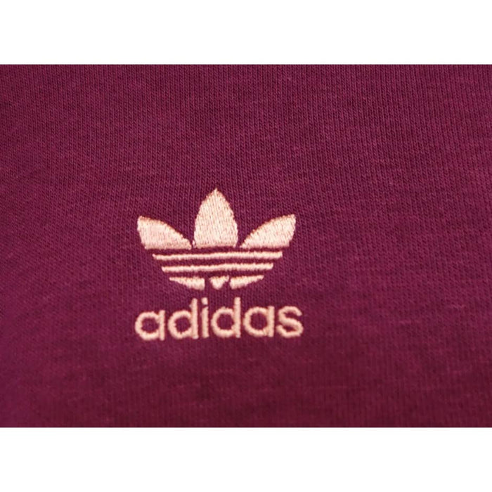 Triniskies adidas Women's Trefoil Essential "Maroon" Pullover Hoodie SZ M wom867