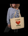 Triniskies All You Need is Love" Organic Cotton Tote Bag: Eco-Friendly Essential for Every Journey!