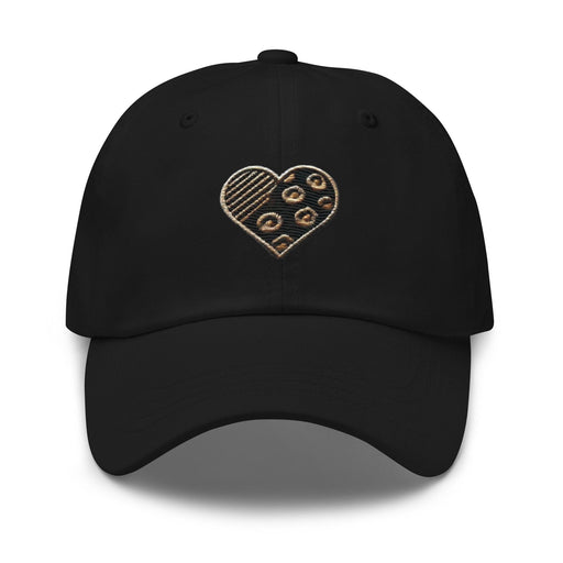 Triniskies Animal Print Embroidered Heart Dad Hat - Stylish Low Profile Adjustable Cap Great Everyday Casual Hat