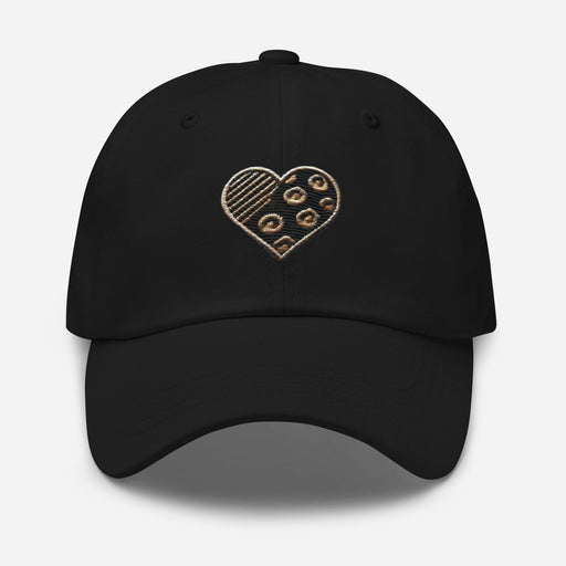 Triniskies Animal Print Embroidered Heart Dad Hat - Stylish Low Profile Adjustable Cap Great Everyday Casual Hat